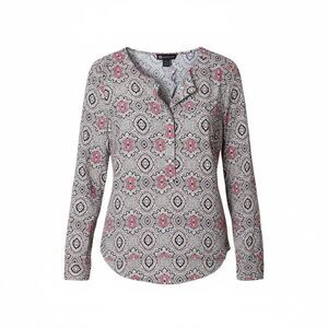 Valerie Bertinelli NWOT Linen Blend Top